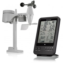 Bresser Weather Center 5-in-1 melna laika stacija