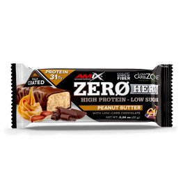 AMIX Low-Carb ZeroHero® Protein Bar 65g, Peanut Butter спортивное питание