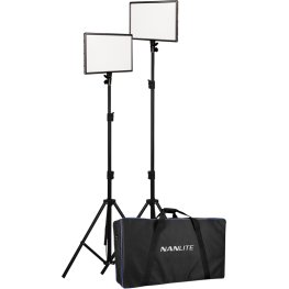 NANLITE LUMIPAD 25 LED 2 LIGHT KIT WITH STAND+BAG LED komplekts