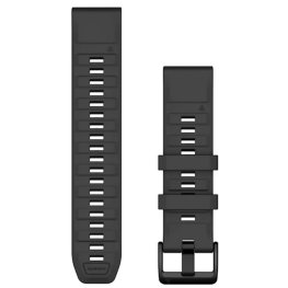 GARMIN QuickFit Band 22mm, Graphite Silicone Band