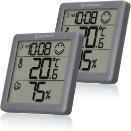 Bresser Climate Smile divdaļīgs termometra/ higrometra komplekts laika stacija