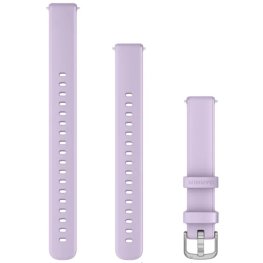 GARMIN Quick Release Band 14mm, Purple Jasmine Silicone with Silver Hardware