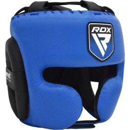 RDX APEX A4 Boxing Head Gear With Cheek Protector, Blue, M
