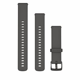 GARMIN Quick Release Band 18mm, Pebble Gray with Slate Hardware