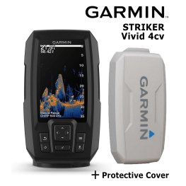 GARMIN Striker ViVid 4CV with GT20-TM transducer + Protective Cover eholote