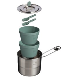 STANLEY Wildfare Go Two Bowl Cook Set 1,1L, Shale + Charcoal