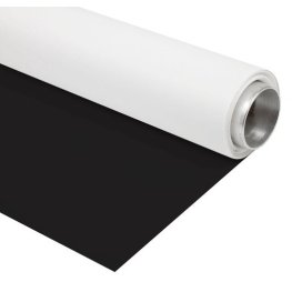 Bresser Виниловый фон в рулоне 1.35 x 4m, черный/белый Фон