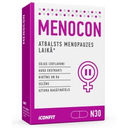 ICONFIT Menocon, Menopauzes komplekss, N30 пищевая добавка