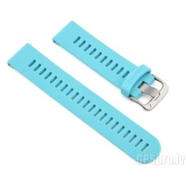 GARMIN Quick Release Band 20mm, Aqua Silicone Band with Stainless Steel Hardware