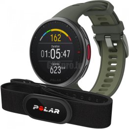 POLAR Vantage V2 Green HR with H10 sensor sporta pulkstenis