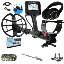 NOKTA Makro Anfibio Multi Underwater Metal Detector Bundle with Backpack, Shovel, and LEg metāla detektors