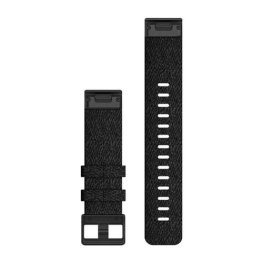 GARMIN QuickFit Band 22mm, Heathered Black Nylon