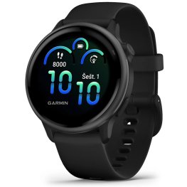 GARMIN Vivoactive 6, Black with Silicone Band спортивные часы