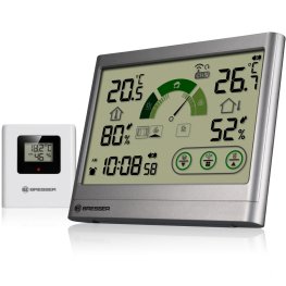 Bresser Termohigrometrs ar ventilācijas rekomendācijām VentAir H laika stacija