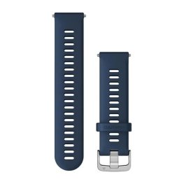 GARMIN Quick Release Band 22mm, Tidal Blue with Silver Hardware