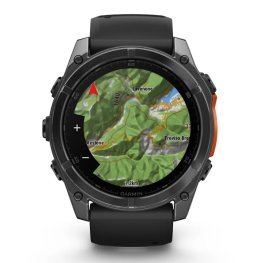GARMIN Fenix 8 51 mm, AMOLED, Slate Gray with Black Silicone Band спортивные часы