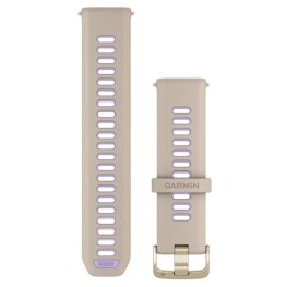 GARMIN Quick Release Watch Band 22mm, French Gray/Translucent Indigo with Soft Gold Hardware