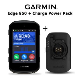 GARMIN Edge 850 + Garmin Charge™ Power Pack велокомпьютер