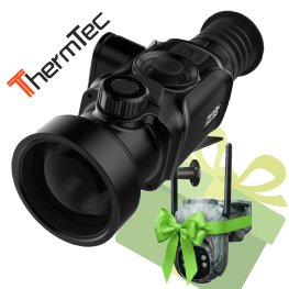 THERMTEC Vidar 350 384 × 288, 50mm, 1x-5x, 50Hz + dāvana Huntop E50 meža kamera termālais tēmēklis