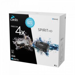 CARDO FREECOM 4X + SPIRIT HD BUNDLE moto garnitūra