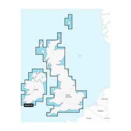 GARMIN U.K. & Ireland Lakes & Rivers - Inland Marine Charts Garmin Navionics+™ | NSEU072R | micro карта для эхолота