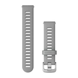 GARMIN Quick Release Band 18mm, Powder Gray with Silver Hardware