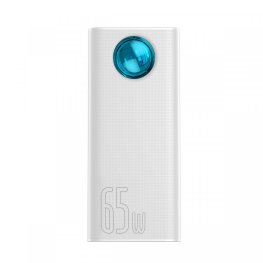 Baseus Amblight, 30000mAh, QC 3.0, PD, 3A, 65W (white) power bank