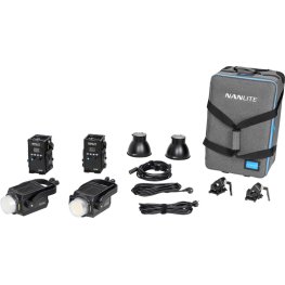 NANLITE Forza 300B II 2 Kit LED Spot Light with Trolley Case LED komplekts