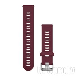 GARMIN Quick Release Band 20mm, Cerise with Stainless Hardware