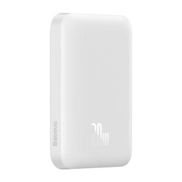 Baseus Powerbank Magnetic Mini 6000mAh, USB-C 20W MagSafe (white) power bank