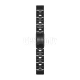 GARMIN QuickFit Band 22mm, Vented Titanium Bracelet with Carbon Gray DLC Coating