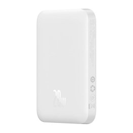 Baseus Powerbank Magnetic Mini 6000mAh, USB-C 20W MagSafe (white) power bank