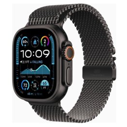 APPLE Watch Ultra 2 GPS + Cellular 49mm Black Titanium Case / Black Titanium Milanese Loop - L спортивные часы