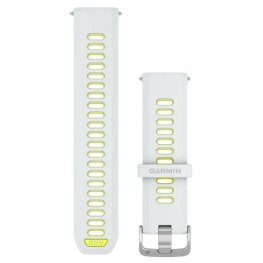 GARMIN Quick Release Band 22mm, Whitestone/Translucent Amp Yellow with Silver Hardware