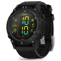 GARMIN Descent G2 Black with black silicone band спортивные часы