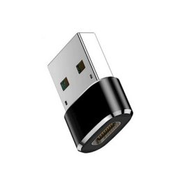 TFO Adapter USB-C - USB black bulk lādētājs