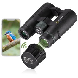 NATIONAL GEOGRAPHIC TrueView NG 10x42 ar WIFI Eyepiece kameru binoklis