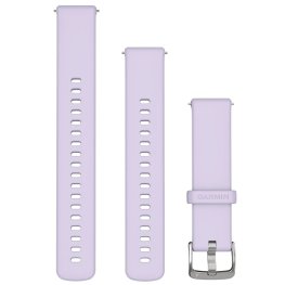 GARMIN Quick Release Band 18mm, Periwinkle Silicone with Silver Hardware