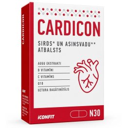 ICONFIT Cardicon - Sirds un asinsvadu labsajūtai, N30 пищевая добавка
