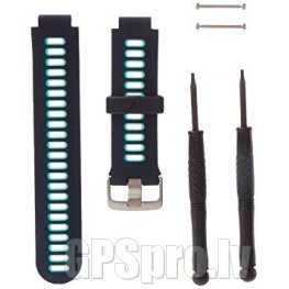 GARMIN Forerunner Watch Band, Midnight Blue/Frost Blue Band