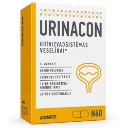 ICONFIT Urinacon - Urīnpūšļa un urīnceļu labsajūtai, N60 пищевая добавка