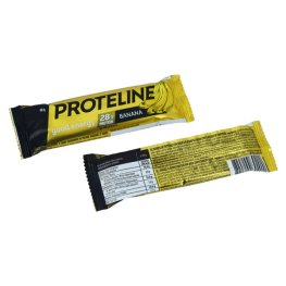 PROTELINE Протеиновый батончик со вкусом банана и кондитерской глазурью (40 г) спортивное питание