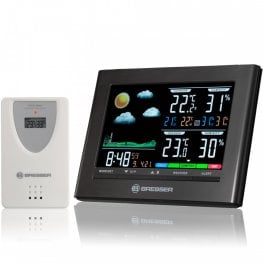 NATIONAL GEOGRAPHIC VA colour LCD Weather Station с 3 датчиками погодная станция