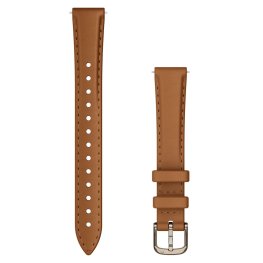 GARMIN Quick Release Band 14mm, Tan Leather with Cream Gold Hardware