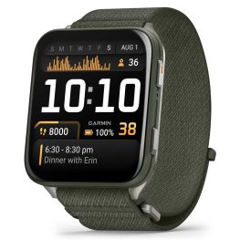 GARMIN Venu X1 Moss with Titanium Caseback and Moss ComfortFit Nylon Band спортивные часы
