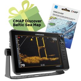 LOWRANCE HDS-12 PRO ROW + ActiveImaging™ HD 3-in-1 Transducer eholote