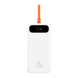 Baseus Block 20000mAh, 20W + Lightning Cable (White) power bank
