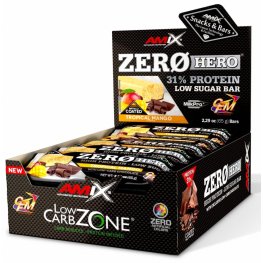 AMIX Low-Carb ZeroHero® Protein Bar 20x65g, Tropical Mango спортивное питание