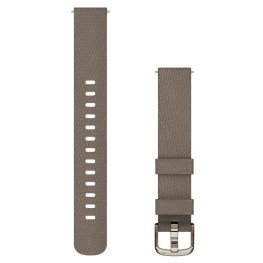 GARMIN Quick Release Band 14mm, Coffee Nylon with Cream Gold Hardware