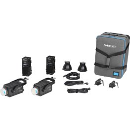 NANLITE Forza 500B II 2 Kit LED Spot Light with Trolley Case LED komplekts